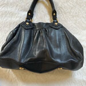 Marc Jacobs Elegant Black Leather Handbag